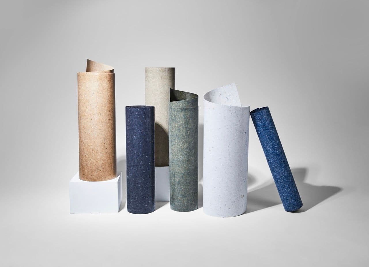 Recycled Textile Veneer Samples