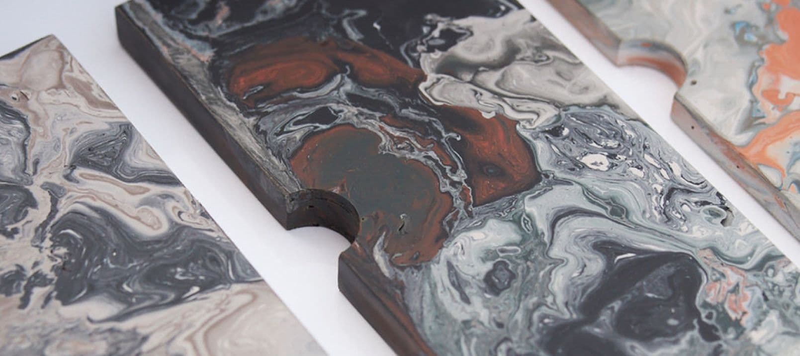 Sustaign Marbled Plastic Samples
