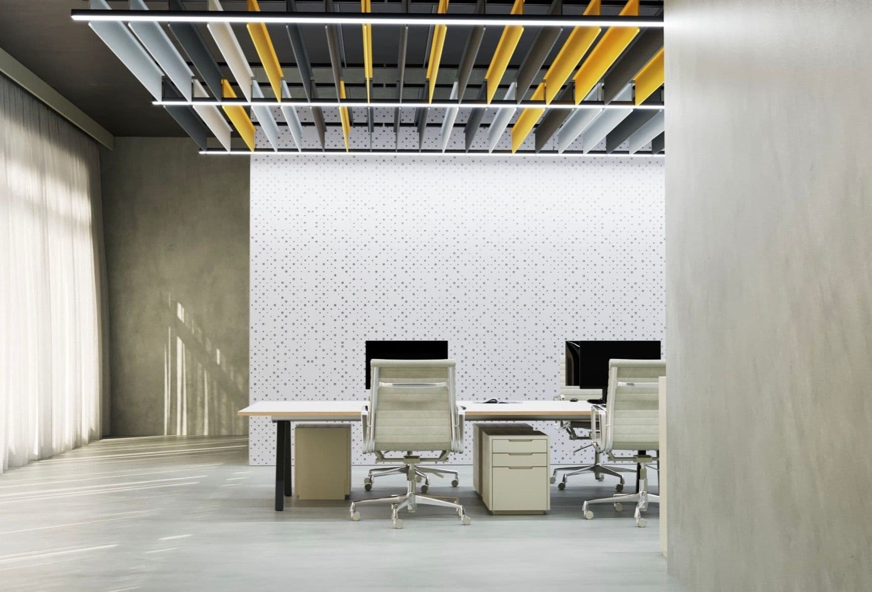 Acoustic Baffles Felt Straight