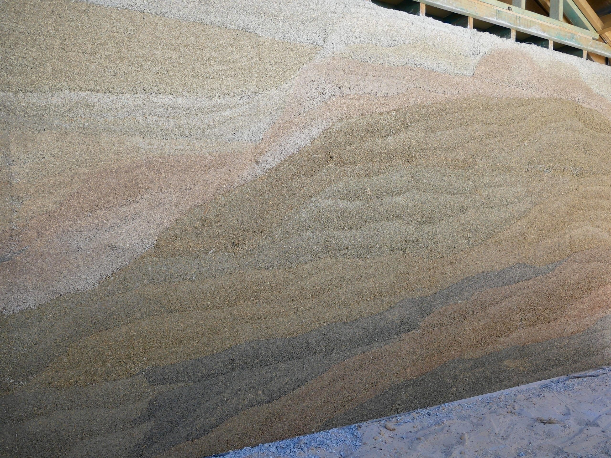 Tradical Hempcrete Exposed Layers Detail