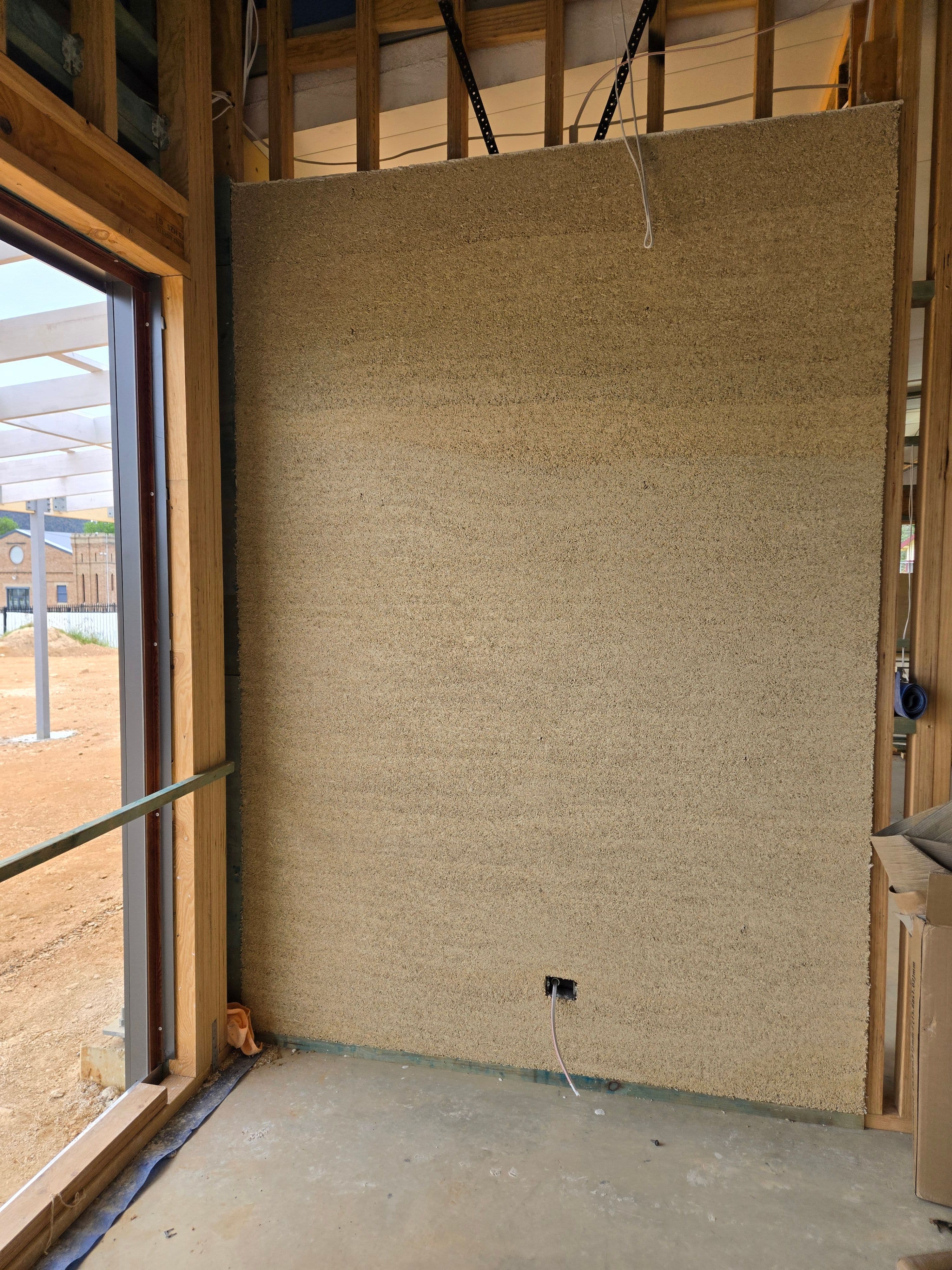Hempcrete Wall