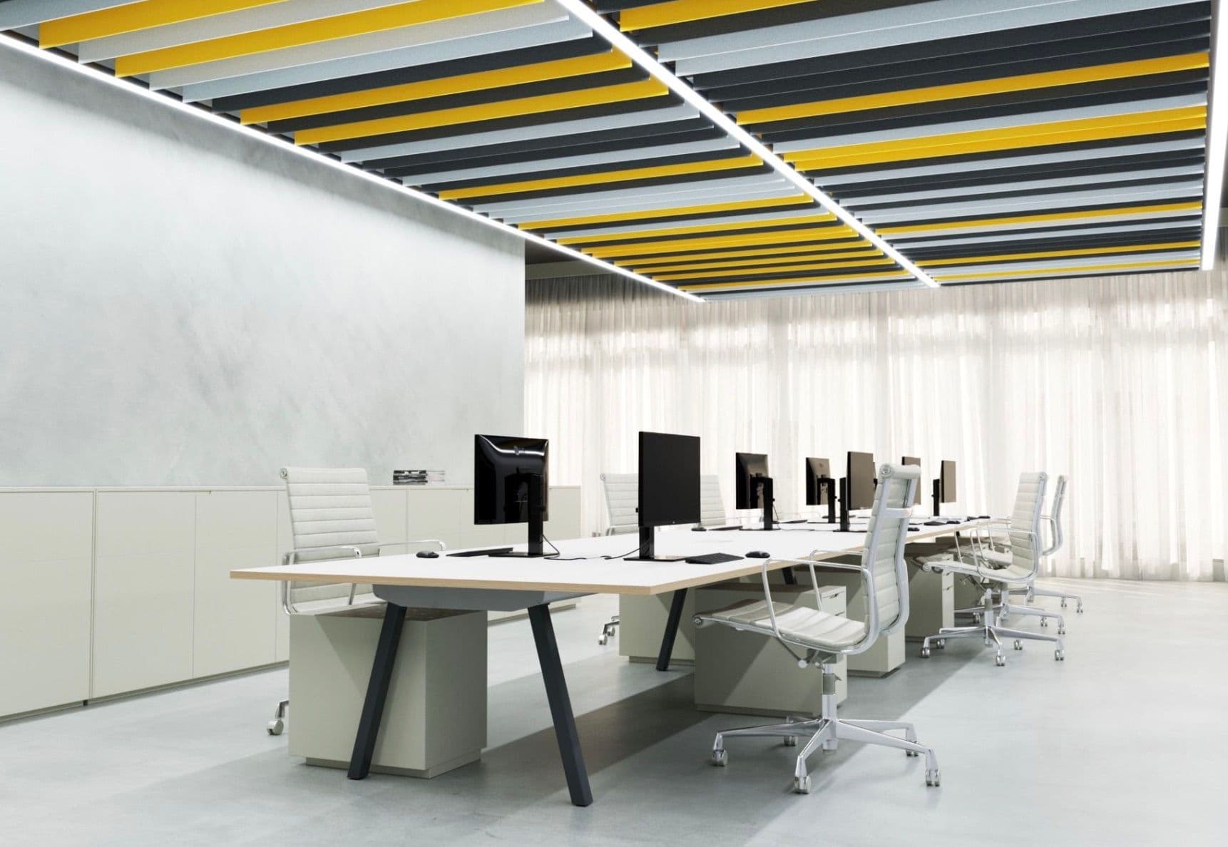 Acoustic Baffles Felt Straight