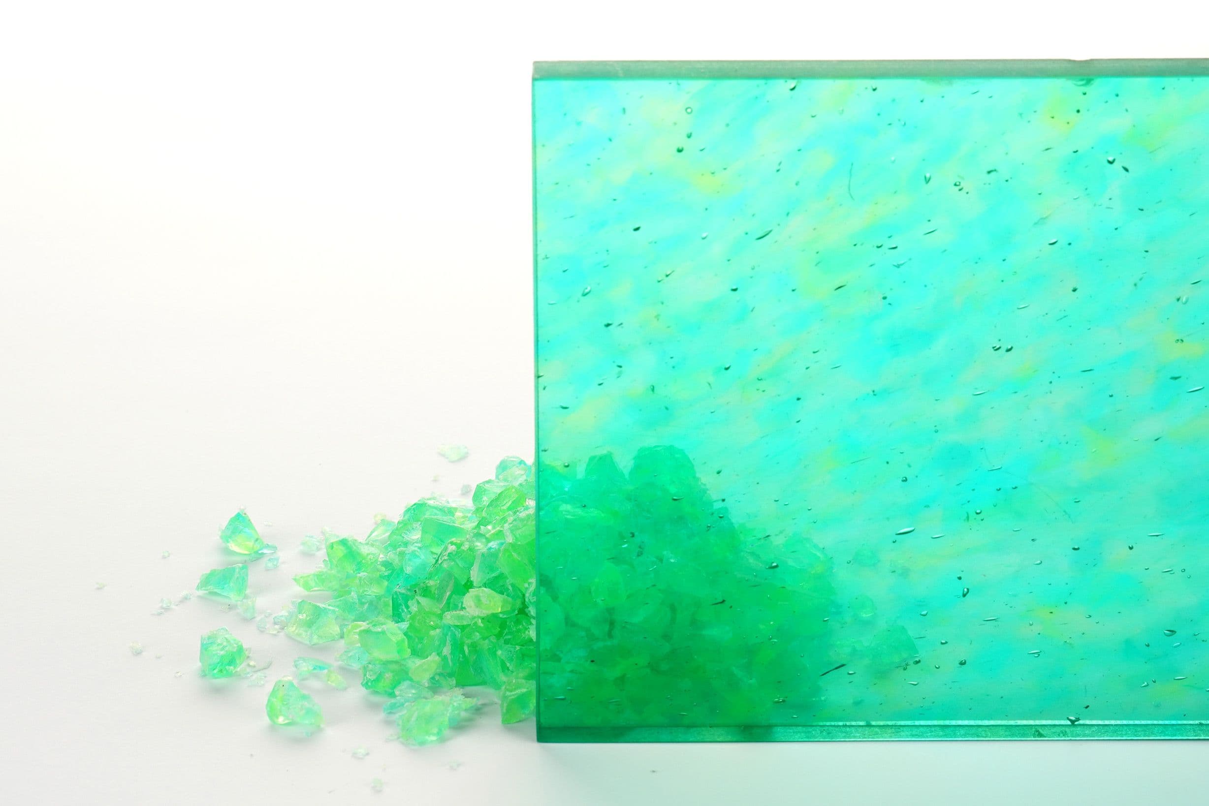 Translucent Green Panel Raw Materials