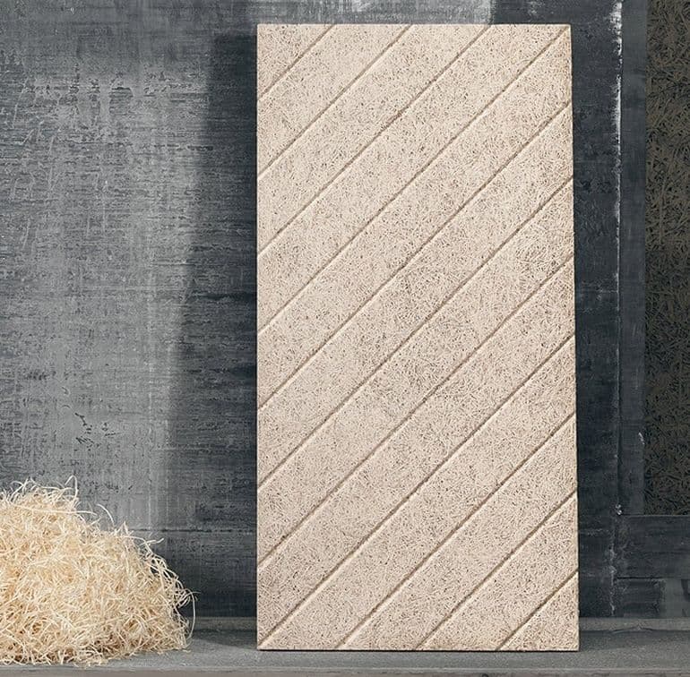 Standing Wood Wool Wall Panel