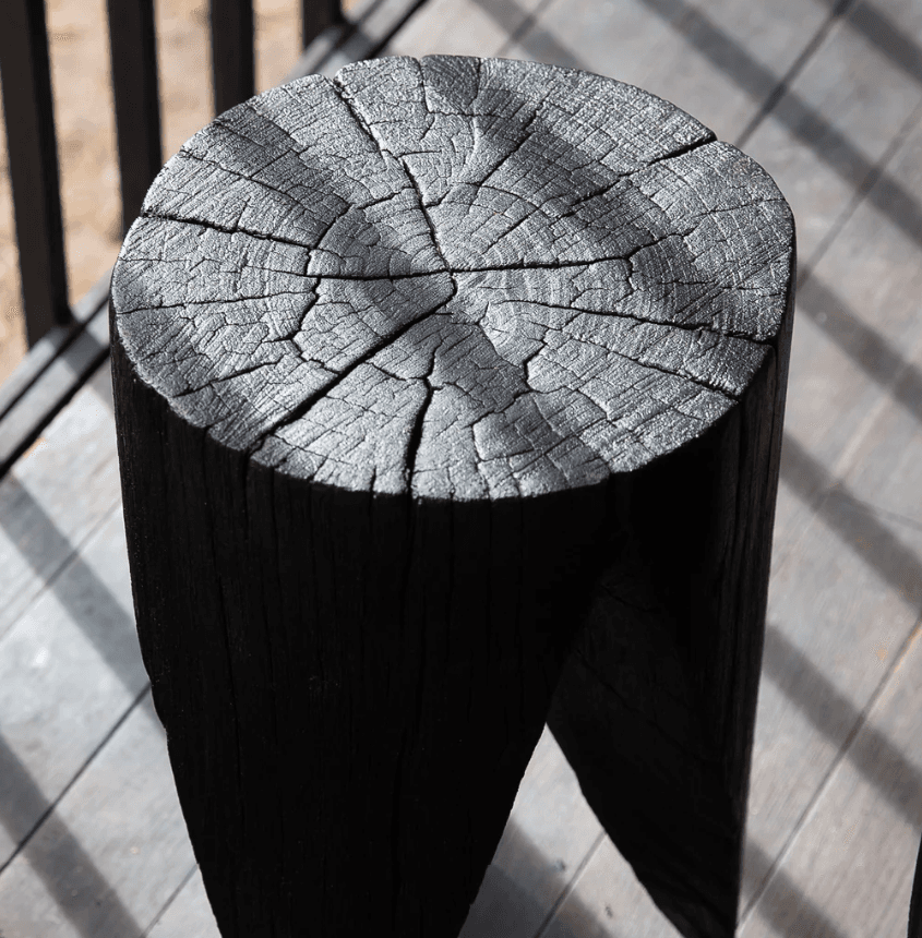 Telegraph Stool Wood Detail