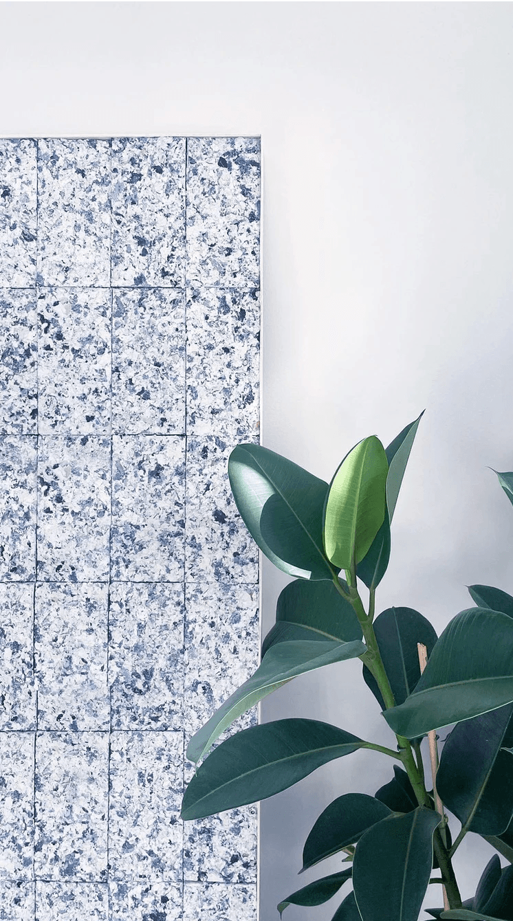 Waste Textile Brick Wall