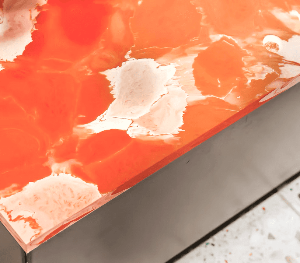 Sustaign Marbled Plastic Table Top